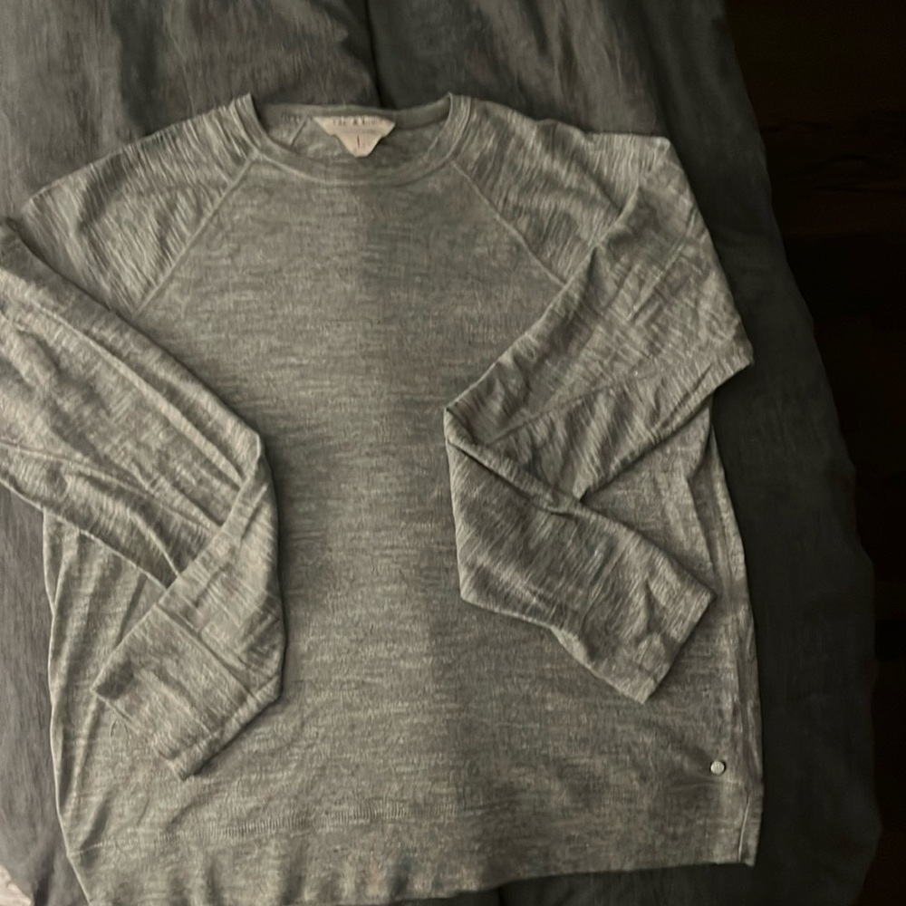 Rag & bone gray crewneck sweatshirt jersey